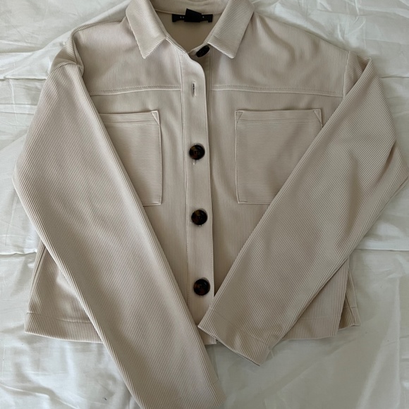 Suzy Shier - Ribbed Overshirt - Picture 3 of 6